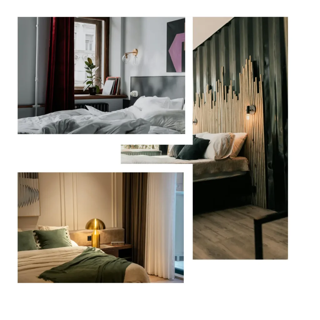 Professional real estate announcement showing contemporary style bedrooms, with elegant finishes, warm lighting and decorative details that enhance comfort.