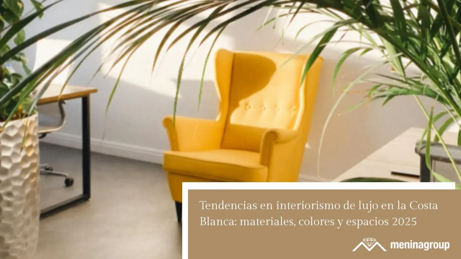 Modern living room with luxury Mediterranean design and sea views on the Costa Blanca