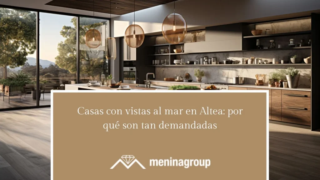 Modern house in Altea with terrace and views of the Mediterranean Sea