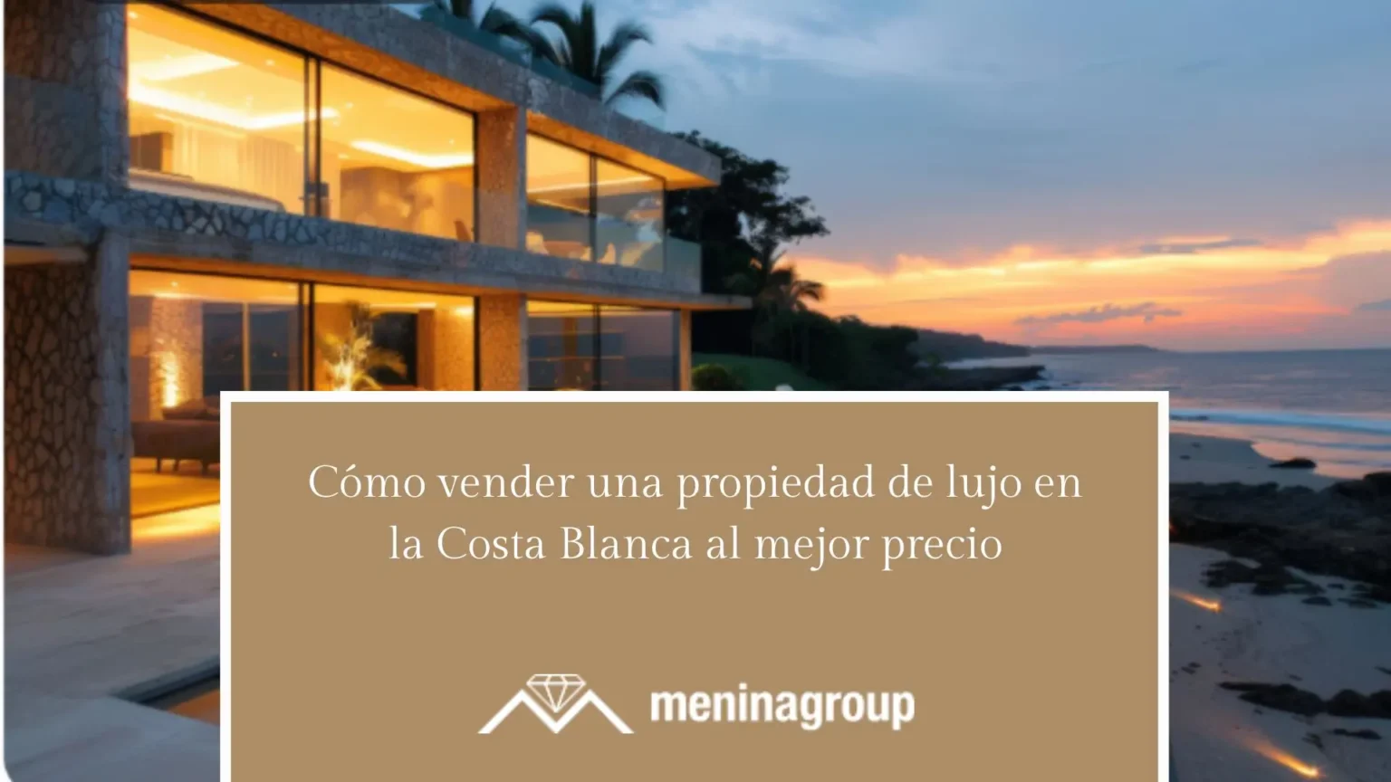 Luxury villa on the Costa Blanca ready for sale with sea views