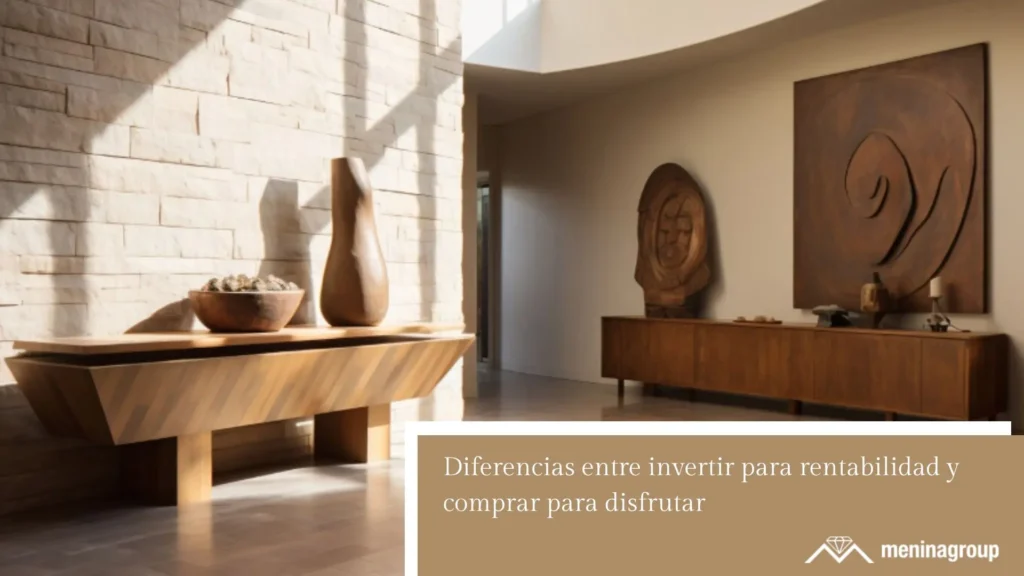 Comparativa entre inversión inmobiliaria y compra de vivienda para disfrutar
